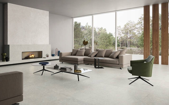 Płytka Supergres Kalkarea Pearl ścienno-podłogowa 60x120 imitacja kamienia szary