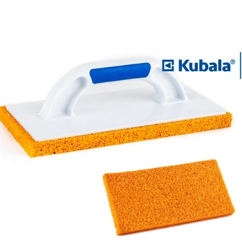 Paca s gumovou houbou pro tření mokrých plasterů 14x28cm Kubala 0386