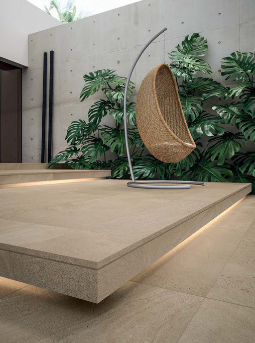 Płytka tarasowa 2cm Italgraniti Nordic Stone Danimarca 60x120 imitacja kamienia beżowy