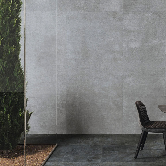 Lappato 60x120 Tile na nástěnná deska 10 mm napodobování betonu šedé