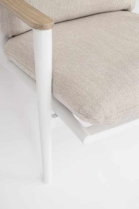 Meble Ogrodowe BOLZANO Ibiza aluminium biały