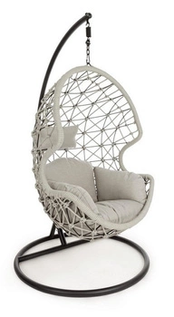 Fotel huśtawka ogrodowa tarasowa wisząca BOLZANO Kordoba beżowy