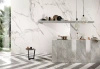 Velkoformátová dlaždice Italgraniti Marble Experience Statuario LUX 120x280 imitace mramoru bílá
