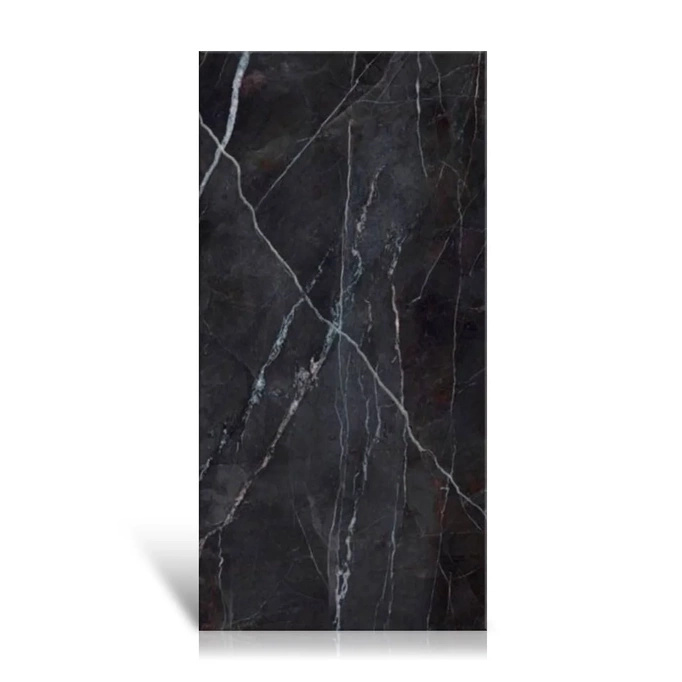 Płytka Italgraniti Charm Experience Calacatta Black ścienno-podłogowa połysk 60x120 imitacja marmuru czarny