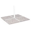 Obciążenie do podstawy parasola 50x50cm BOLZANO Marmette Beton szary/beżowy  (4el)