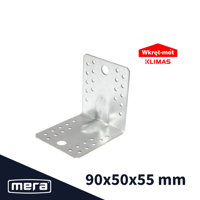 Screw-Met nafouklý úhel vyztužený 90x50x55 1 PC.