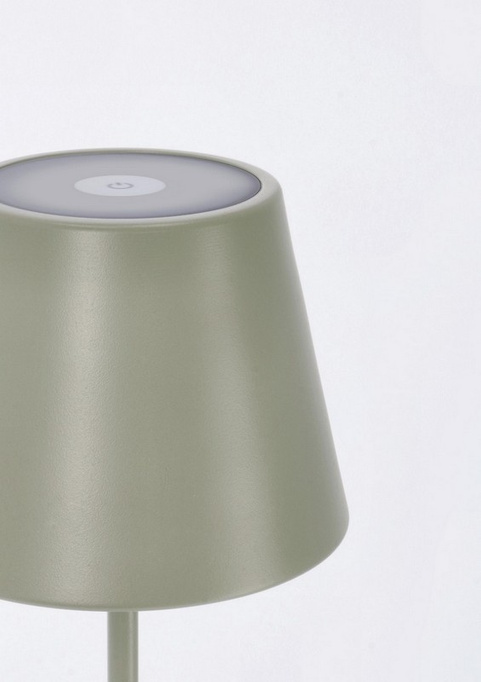 Lampa ogrodowa LED BOLZANO Etna H38 zielona metalowa 