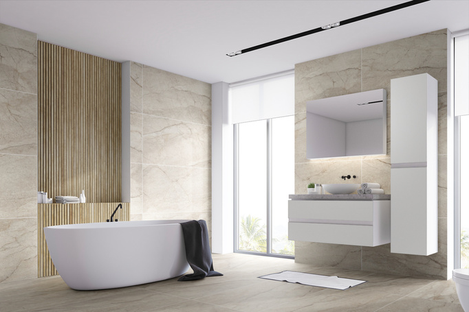 Płytka ścienno-podłogowa APE MARE DI SABBIA Beige 60x120 imitacja kamienia beżowy mat