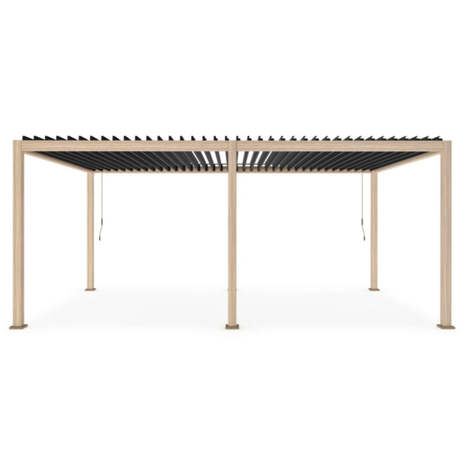 Zadaszenie ogrodowe BOLZANO Roma 3,6x6m efekt drewna/antracyt