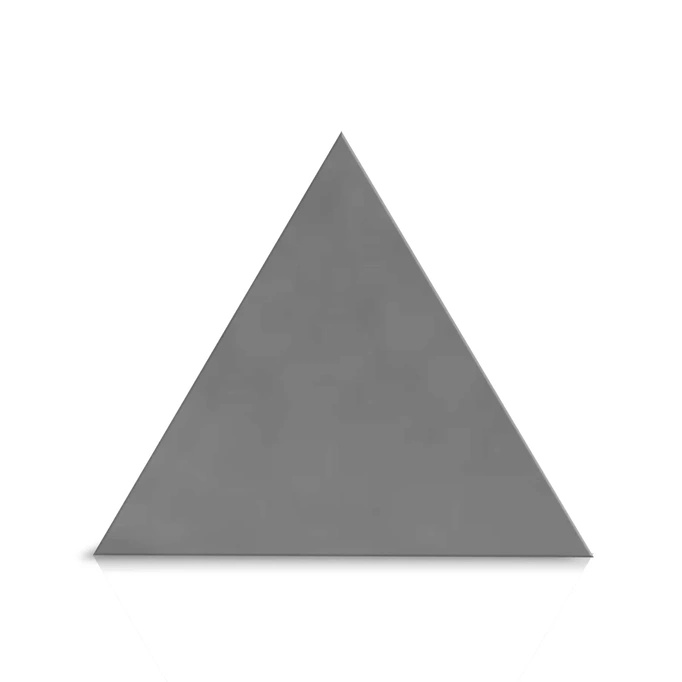 Płytka Equipe Triangolo Dark Grey ścienna połysk 10,8 x 12,4 monokolor szary