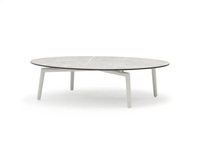 Zestaw mebli ogrodowych SCOOP III szary aluminium