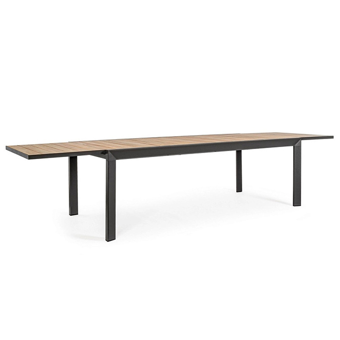 Stół rozkładany ogrodowy BOLZANO Bolonia 220-340 cm antracytowy - EKSPOZYCJA