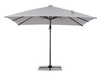 Parasol ogrodowy 3m x 3m BOLZANO Ibis LED jasny szary