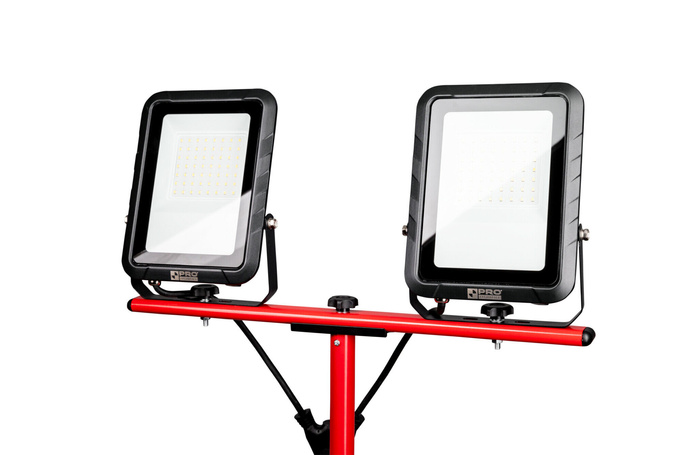 Reflektor Led stojący ze statywem w pokrowcu 2x50W PRO-LD723