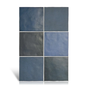 Płytka ścienna EQUIPE MAGMA SEA BLUE 13,2x13,2 cm mat monokolor niebieski