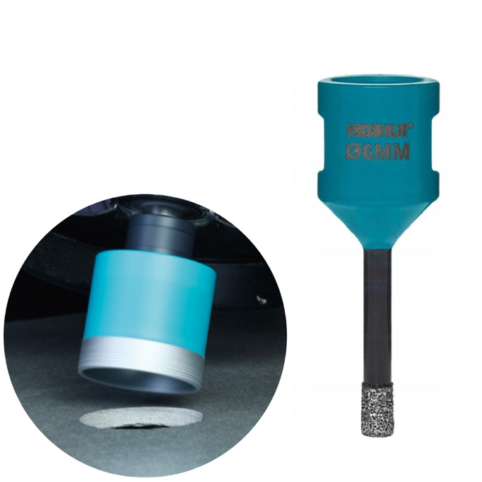 Bihui otwornica 6mm koronka diamentowa do gresu ,na szlifierkę M14