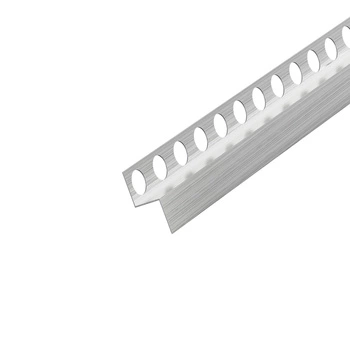 Listwa spadkowa przyścienna, Prawa srebrny szczotkowany 120cm LSSB-0003