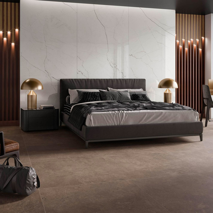 Płytka ścienno-podłogowa mat 120x120 10,7mm imitacja marmuru biały