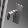 RADAWAY DRZWI DO WNĘKI NES BRUSHED NICKEL DWS I 120cm LEWE