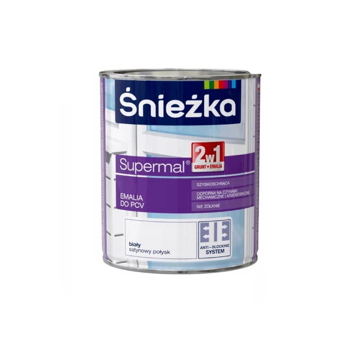 Smalt na barvy sněhové koule pro PVC bílý 750ml