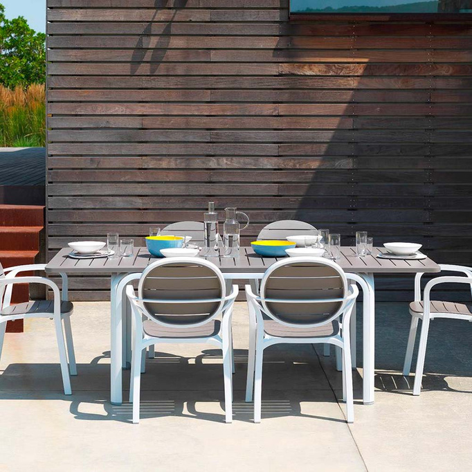 Nardo Alloro 140/210 zahradní stůl Biało-Portora