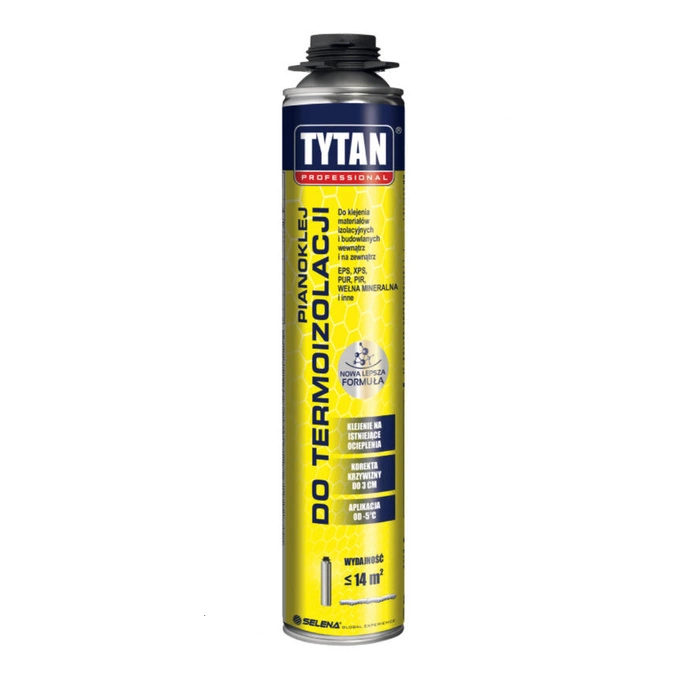 Pianoklej do termoizolacji Tytan Professional 820ml