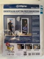 Blue Dolphin kurtyna przeciwkurzowa uniwersalna do drzwi , 100x215cm z taśmą HYBRID DUAL