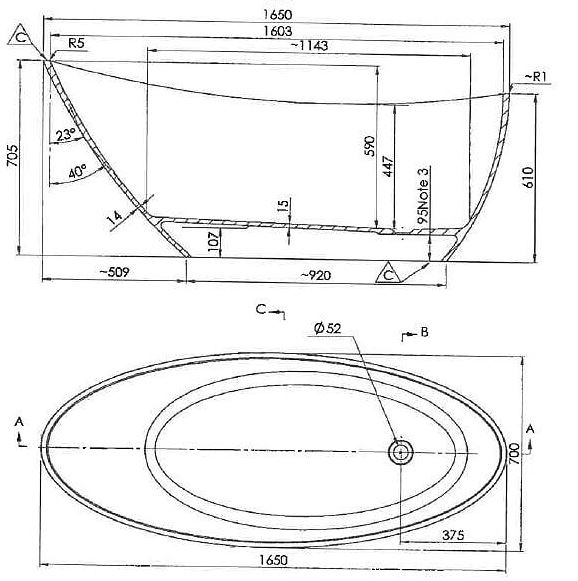 Det -Nepřekvapený tub dessi home mery 165 × 70