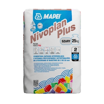 Nivoplan plus vyrovnávací mapa 3-30 mm mapa 25 kg