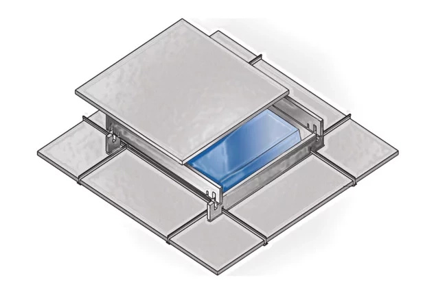 Knauf Osłona , skrzynka osłonowa przeciwpożarowa AMF 600x600 - osłona do opraw wbudowanych 19/600/600mm wys. 100mm