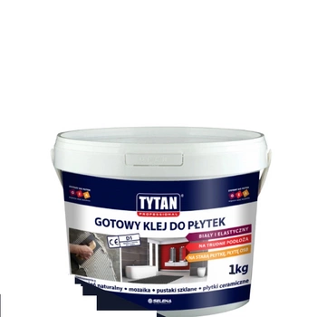 Titan Ready -Made keramické dlaždice Adhesive White 1 kg 10017839