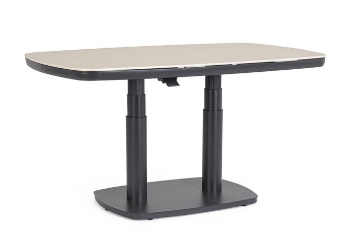 Stół ogrodowy 135cm x 83cm BOLZANO Tacito antracyt/beż