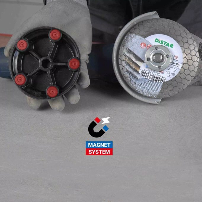 DISTAR Pad do krążków szlifierskich Click-Lock UNI MAGNETYCZNY do tarcz / szlifowanie bez zdejmowania tarczy szlifierki  895 684 42 046