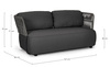 BOLZANO Sofa 2-osobowa ogrodowa Porto antracytowa  167 cm