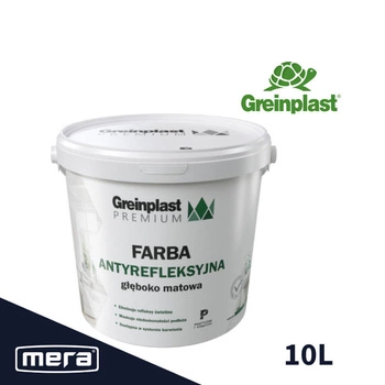 Greinplast farba premium antyrefleksyjna biała 10l