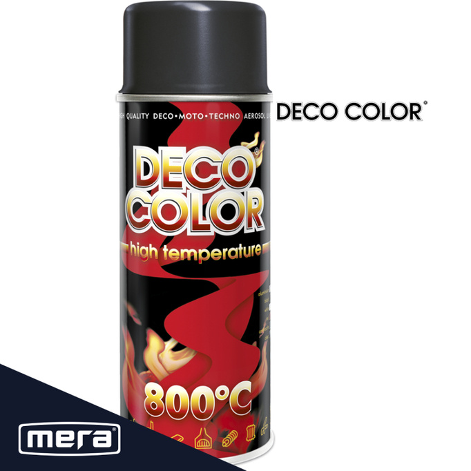 Spray Deco Color HIGH TEMPERATURE Antracyt 400ml do 300°C