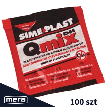 Plastyfikator Qmix DH Plastyfikator do zapraw murarskich i tynkarskich w proszku 16g  100 szt