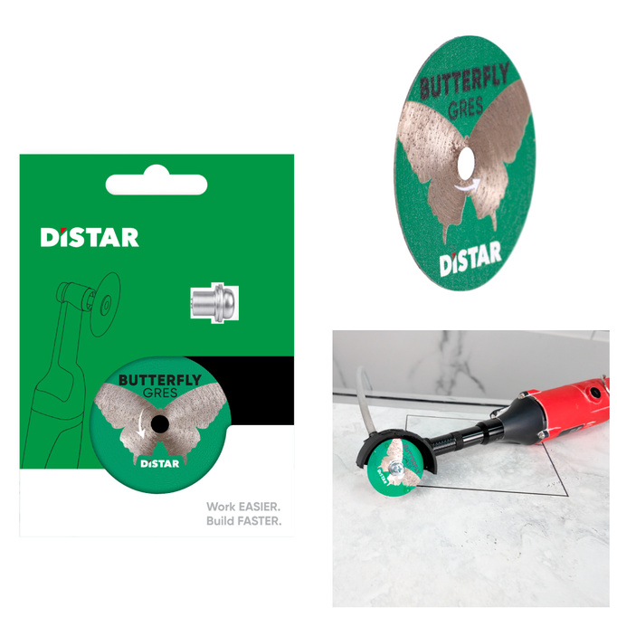 DISTAR Tarcza diamentowa 45x0,6x5,8H z trzpieniem Butterfly na mokro
