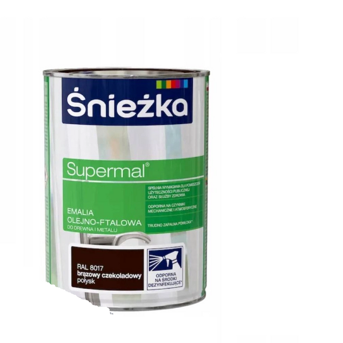 Śnieżka Supermal Ral8017 0,8L čokoládově hnědá