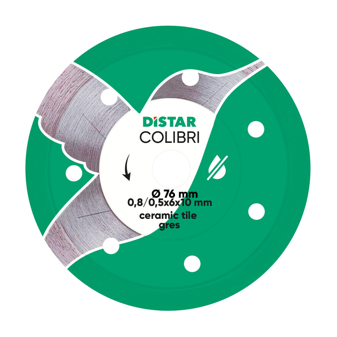 DISTAR tarcza diamentowa COLIBRI 76mm / 10mm