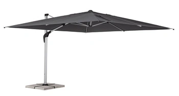Parasol ogrodowy 4m x 4m BOLZANO Arrito aluminium antracyt
