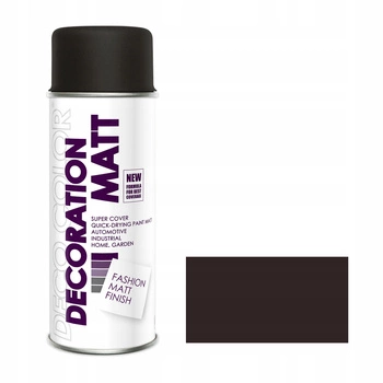 Spray Deco Color Decration Mat Brown Ral 8019 400ml 198 019