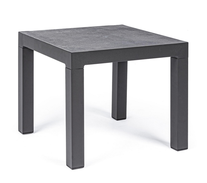 Stolik kawowy 50x50cm BOLZANO Kanva aluminium antracyt