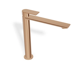 PALAZZANI MONTECARLO Bateria umywalkowa wysoka Brushed Pink Gold H27,3cm