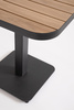 Stolik ogrodowy 75x75cm BOLZANO Bolonia aluminium - EKSPOZYCJA