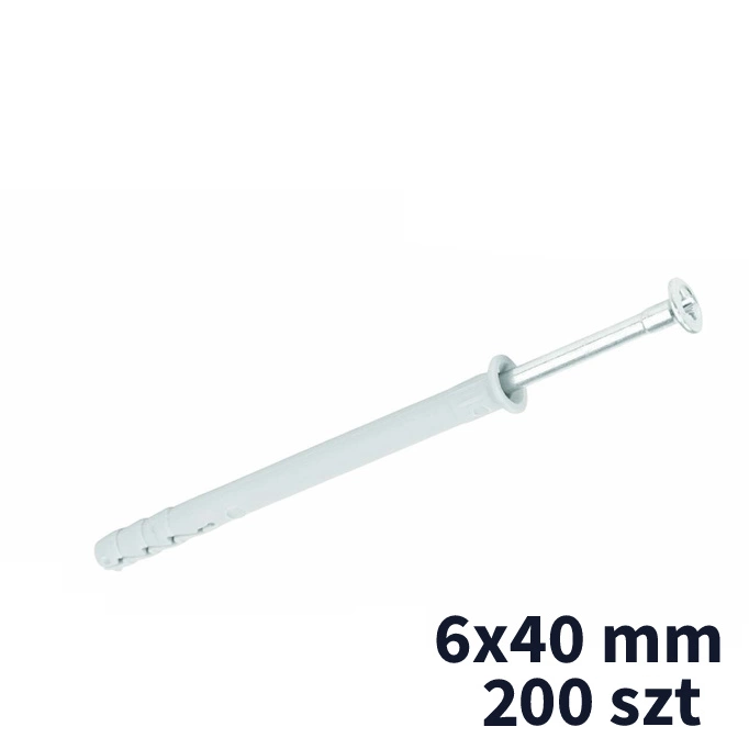 Rigips koláč kladivo s kapotou 6x40 mm 200 pcs