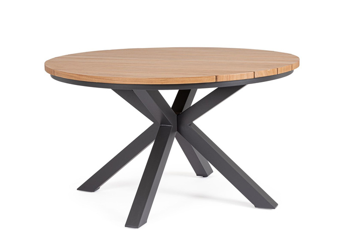 Stół ogrodowy Zefiro 130 cm BOLZANO aluminium - EKSPOZYCJA