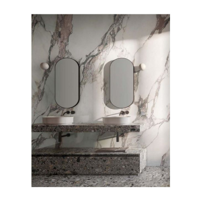 Płytka wielkoformatowa Italgraniti CHARM EXPERIENCE CALACATTA PINK ścienno-podłogowa 120x280 połysk 6 mm imitacja marmuru różowy