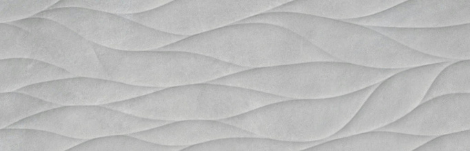 Płytka Saloni Intro Motion Gris ścienna mat 29,8x89,8 3D szary