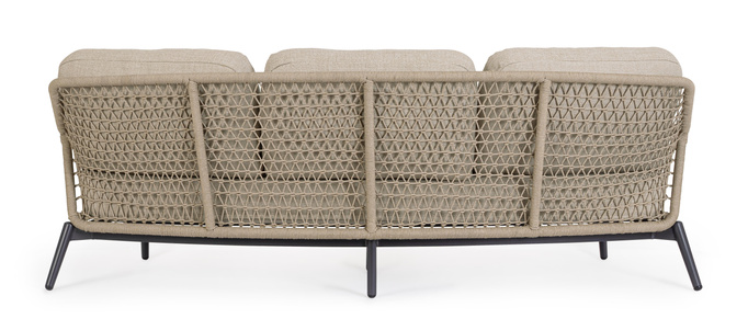 Sofa ogrodowa BOLZANO Etrusco antracyt/beż